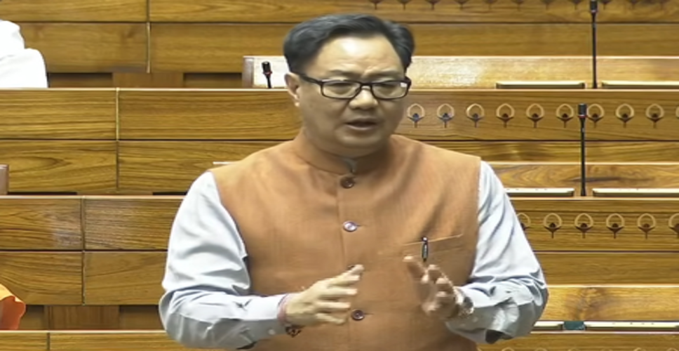 अपने नेता के साथ कांग्रेस के सदस्यों का भी आचरण बिगड़ा: किरेन रिजिजू