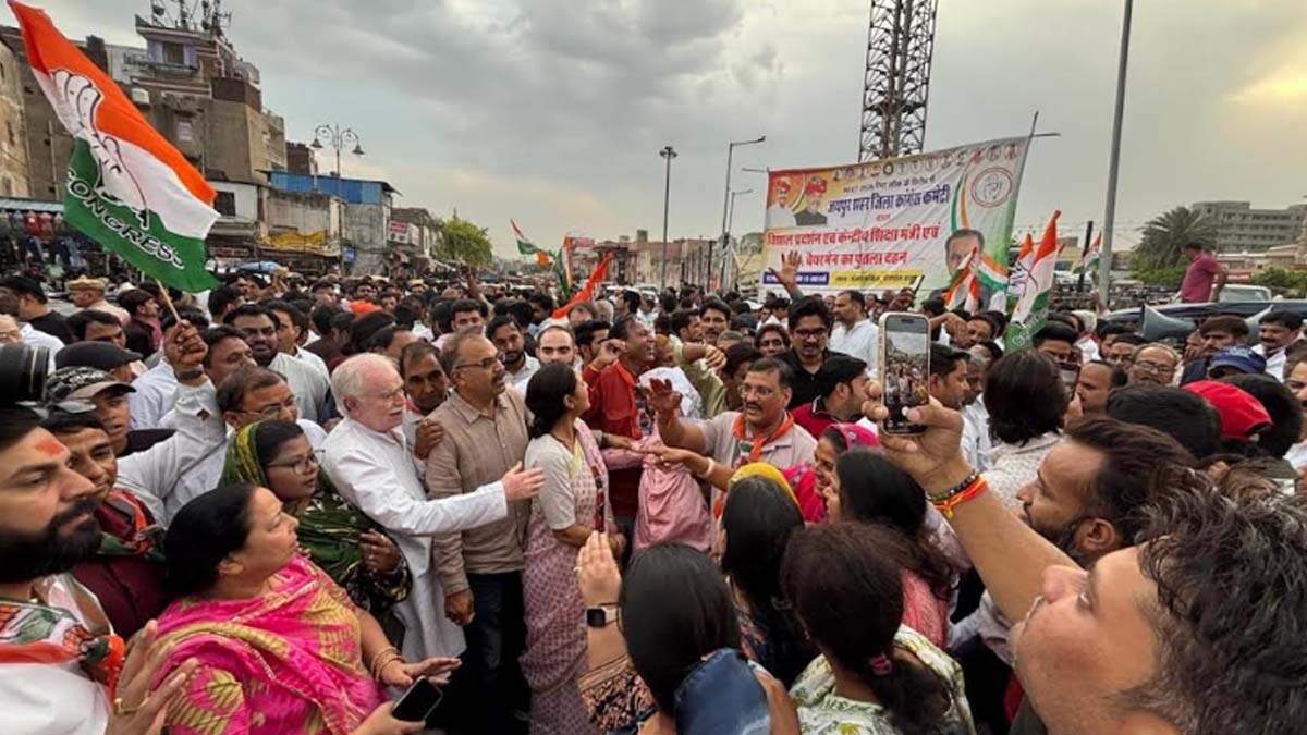 नीट पेपरलीक पर राजस्थान में सियासत तेज, कांग्रेस ने शिक्षा मंत्री धर्मेंद्र प्रधान से मांगा इस्तीफा