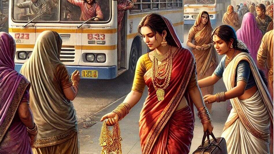 जयपुर में चलती बस में विवाहिता के गहने चोरी, वीडियो में जानें बातचीत के बहाने महिलाओं ने दिया वारदात को अंजाम