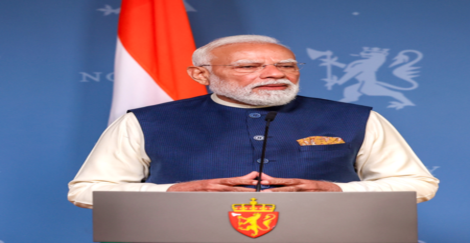 प्रधानमंत्री मोदी आज ओस्लो में तीसरे इंडिया-नॉर्डिक समिट में होंगे शामिल, टेक्नोलॉजी और रक्षा पर रहेगा फोकस