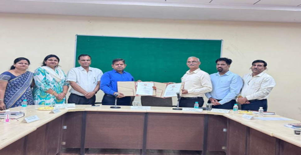 आयुर्वेद नवाचार को मजबूती: एआईआईए-आईसीएआईएनई ने राजस्थान आयुर्वेद विश्वविद्यालय के साथ किया एमओयू