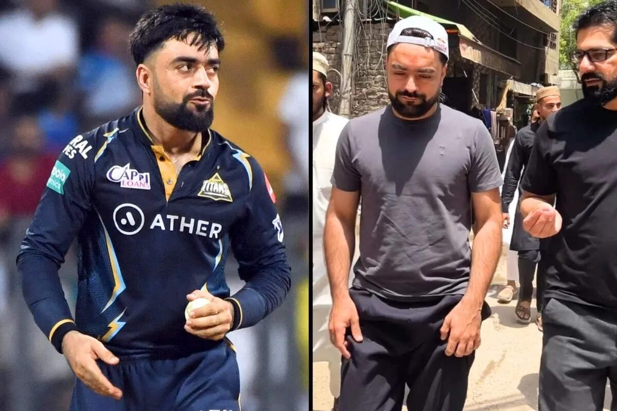 जयपुर में IPL से पहले गुजरात टाइटंस की एंट्री, वीडियो में देंखे राशिद खान ने जुमे की नमाज अदा की, फैंस से मिले