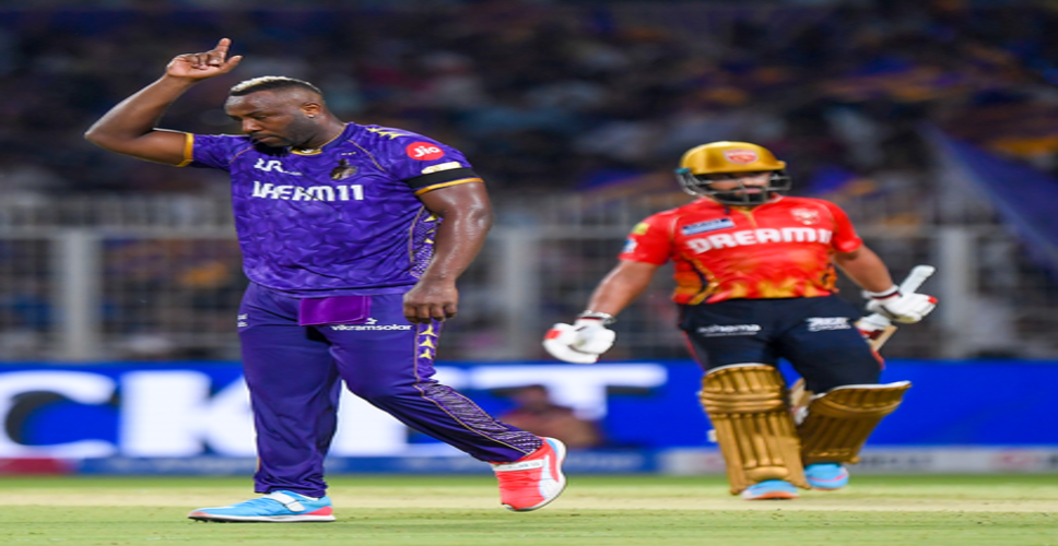 आईपीएल: आंद्रे रसेल केकेआर के लिए सर्वाधिक रन बनाने और विकेट लेने वाले दूसरे खिलाड़ी हैं
