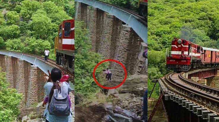 पाली के गोरमघाट रेलखंड में चलती ट्रेन पर जानलेवा स्टंट, रील बनाने के लिए युवकों ने दांव पर लगाई जान