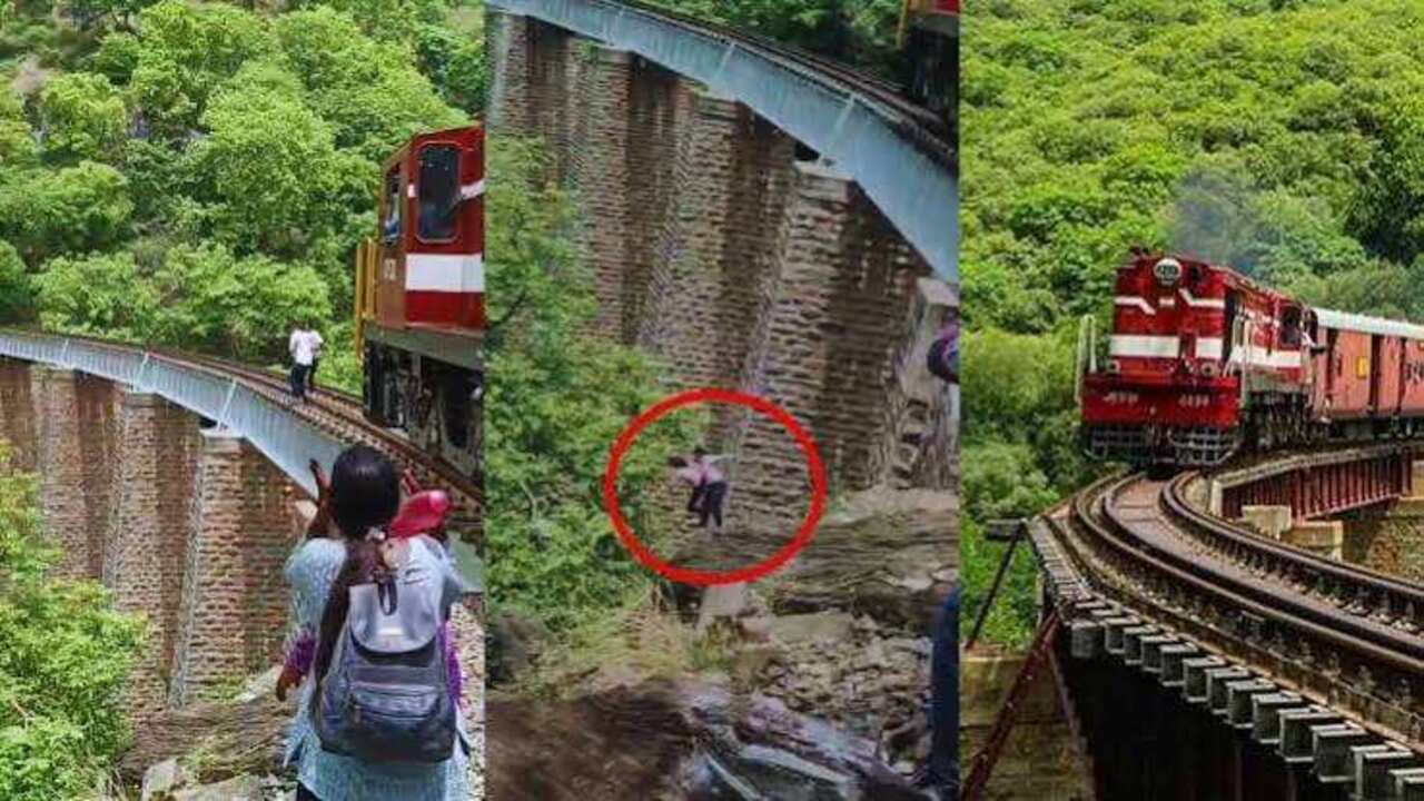पाली के गोरमघाट रेलखंड में चलती ट्रेन पर जानलेवा स्टंट, रील बनाने के लिए युवकों ने दांव पर लगाई जान