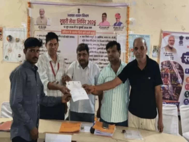 लाडनूं में शहरी सेवा शिविर, 30 मिनट में जारी हुए जन्म प्रमाण पत्र