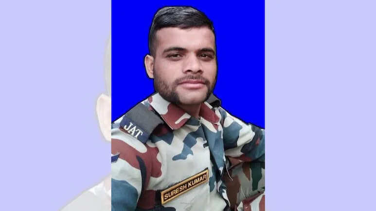 हनुमानगढ़ के जवान सुरेश कुमार ज्याणी लेह लद्दाख में ड्यूटी के दौरान शहीद