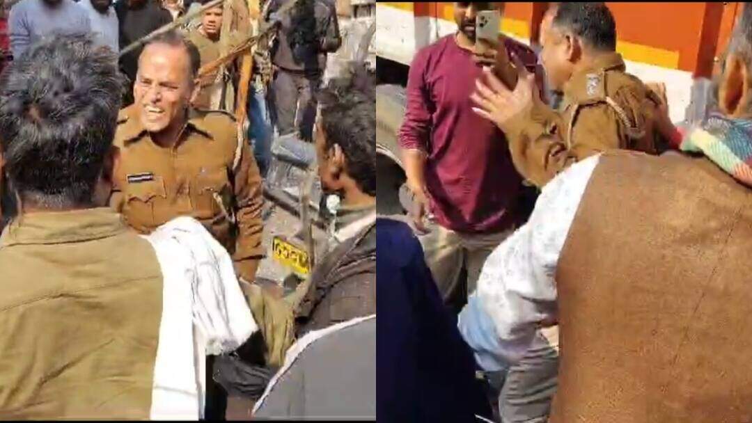 जयपुर में RTO इंस्पेक्टर से धक्का-मुक्की, वीडियो में देखें बस खड़ी कर हाईवे जाम; FIR दर्ज