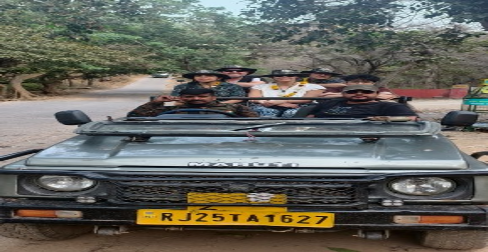 विश्व पैरालंपिक समिति के अध्यक्ष पॉल फिट्जगेरल्ड ने रणथंभौर में टाइगर सफारी का लिया आनंद