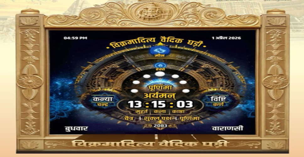 उज्जैन में बनी विक्रमादित्य वैदिक घड़ी पहुंचेगी काशी, मुख्यमंत्री मोहन यादव करेंगे बाबा विश्वनाथ को अर्पित