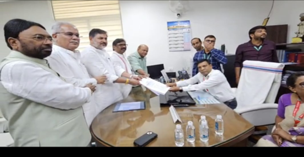 झारखंड राज्यसभा चुनाव: इंडिया ब्लॉक उम्मीदवार बैजनाथ राम-प्रणव झा ने भरा नामांकन, सीएम हेमंत रहे मौजूद
