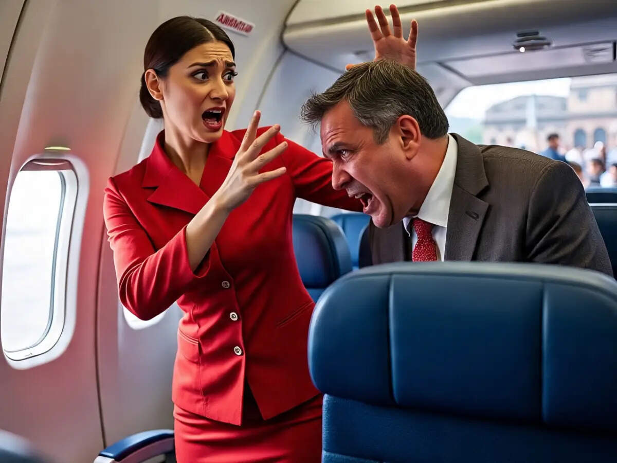 दुबई-जयपुर एयर इंडिया एक्सप्रेस फ्लाइट में पैसेंजर का क्रू मेंबर के साथ दुर्व्यवहार, वीडियो में देखें लैंडिंग के बाद पुलिस ने पकड़ा