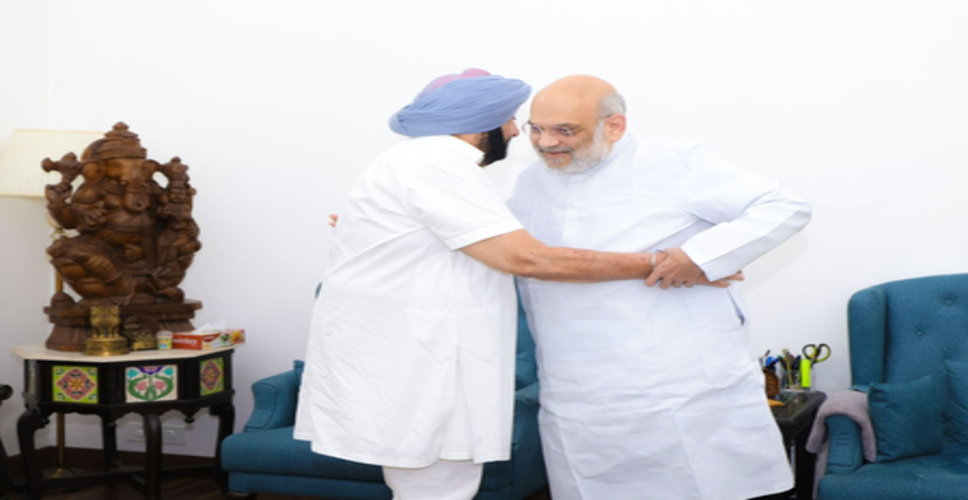 केंद्रीय मंत्रियों अमित शाह और जेपी नड्डा से पंजाब के पूर्व सीएम कैप्टन अमरिंदर सिंह ने की मुलाकात