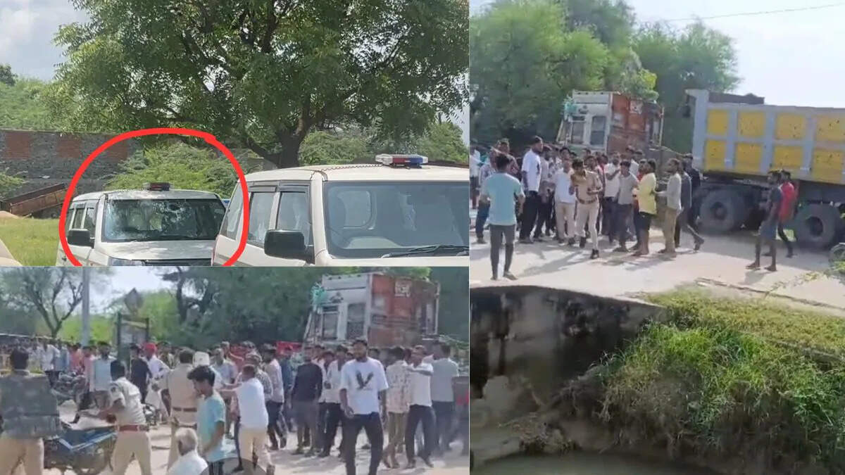 बांसवाड़ा के कुशलगढ़ में जमीन सीमांकन विवाद ने लिया हिंसक रूप, वीडियो में देखें SDM तहसीलदार पर पथराव, ASI समेत 8 घायल