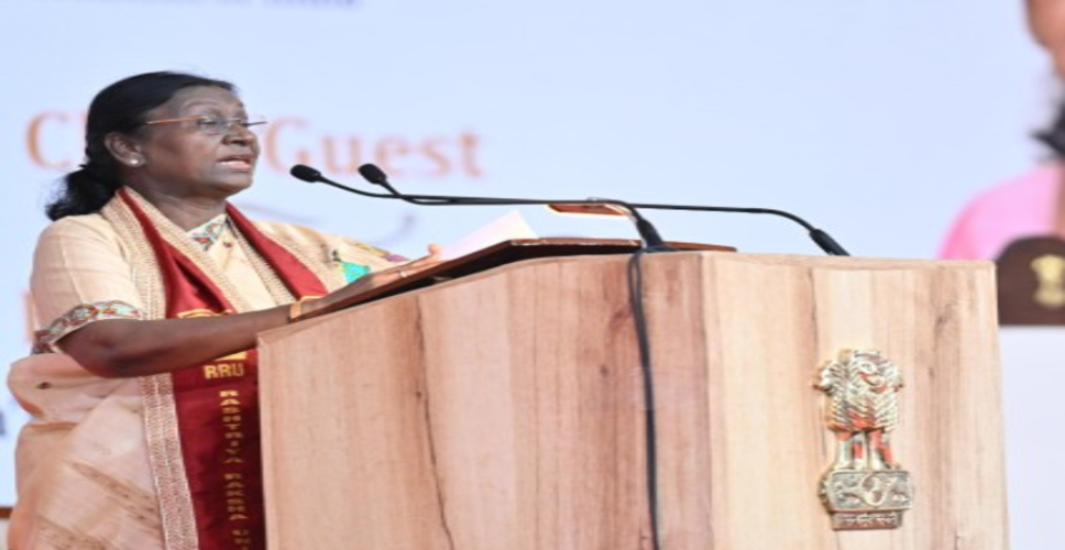 बदलते सुरक्षा परिदृश्य में राष्ट्रीय रक्षा विश्वविद्यालय जैसे संस्थानों का महत्व और उत्तरदायित्व बढ़ गया है: राष्ट्रपति मुर्मु