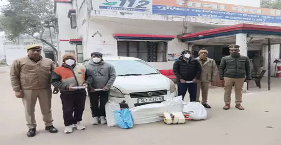 नोएडा: पुलिस ने अंतर्राज्यीय चोरी गिरोह का किया पर्दाफाश, तीन शातिर अभियुक्त गिरफ्तार