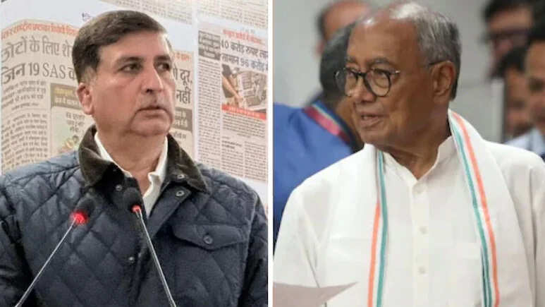 दिग्विजय सिंह ने सोशल मीडिया पर शेयर की फोटो, दिखा मोदी-आडवाणी का विशेष पल