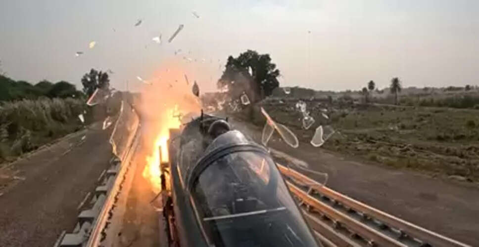 फाइटर जेट के एस्केप सिस्टम का सफल हाई-स्पीड रॉकेट-स्लेड परीक्षण