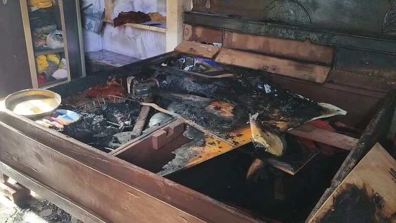 धौलपुर: शादी में गया परिवार, पीछे से लाखों का सामान जलकर खाक; बंद मकान में शॉर्ट सर्किट से लगी भीषण आग