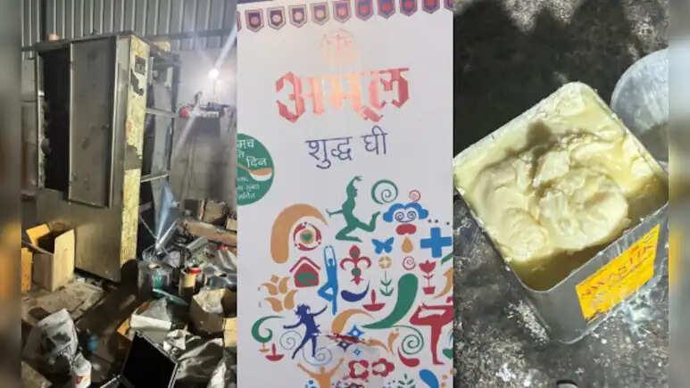 जयपुर में ब्रांड के नाम पर नकली घी का कारखाना, अमूल-सरस का 7500 KG नकली घी पकड़ा गया