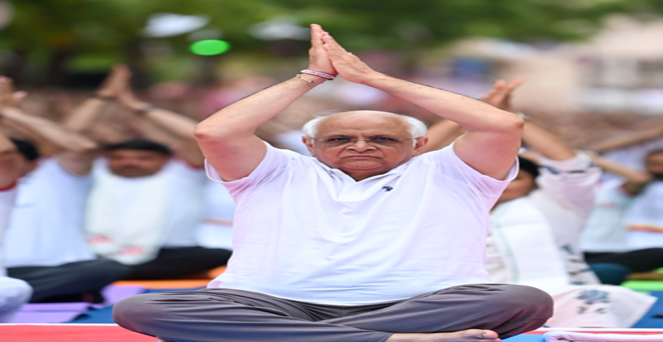 गुजरात में होगा अंतरराष्ट्रीय योग दिवस, 1.25 करोड़ से ज्&zwj;यादा लोग लेंगे हिस्सा