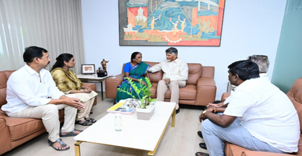 आंध्र प्रदेश: हिरासत में मौत मामले में मृतक के परिजनों ने सीएम नायडू से की मुलाकात