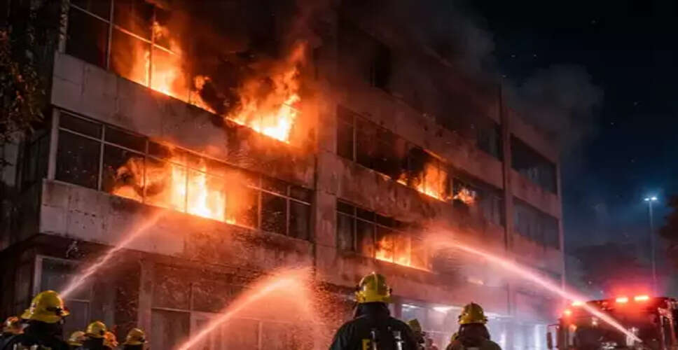 मदुरै रेलवे जंक्शन के पास एलआईसी कार्यालय में आग, एक महिला गंभीर रूप से घायल