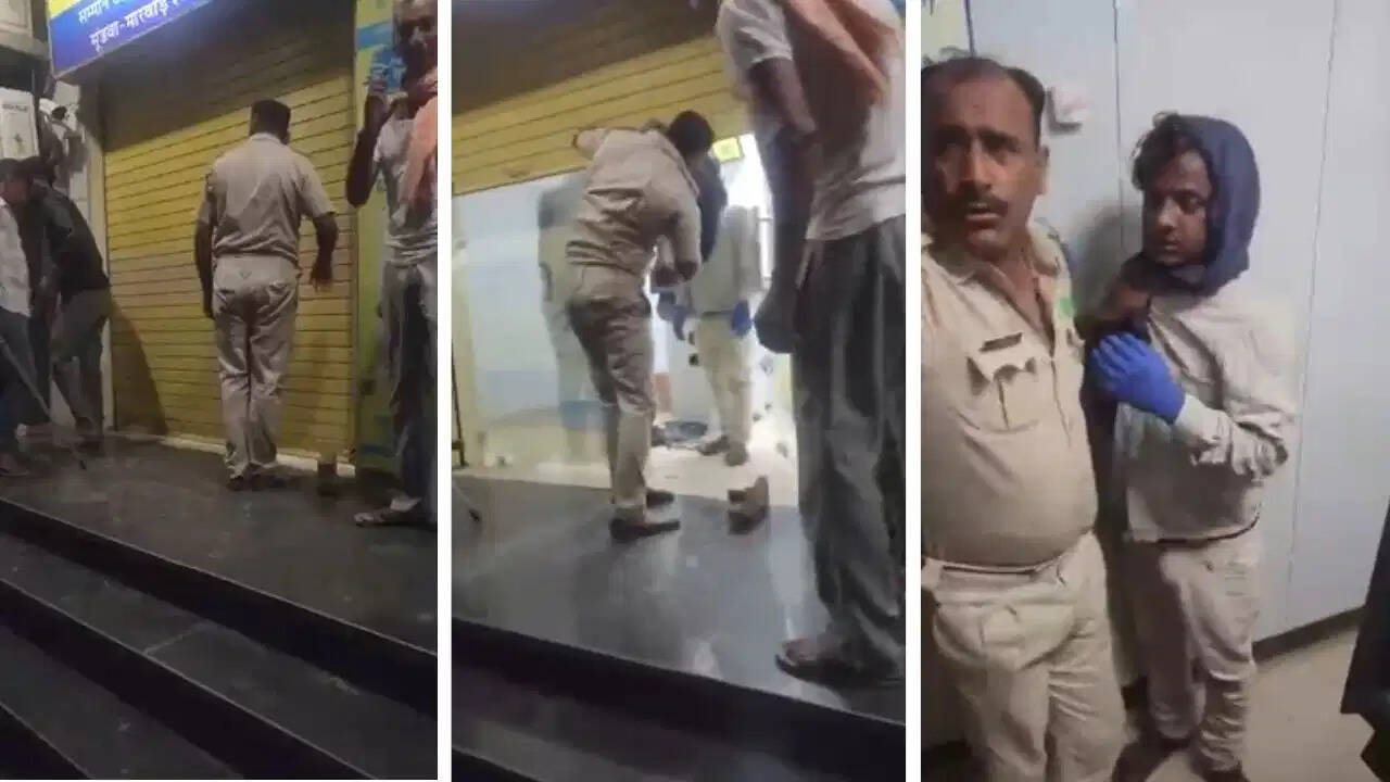 नागौर में महिला बैंक मैनेजर की सूझबूझ से टली ATM लूट, वीडियो में देंखे शटर गिराकर दो बदमाशों को किया बंद