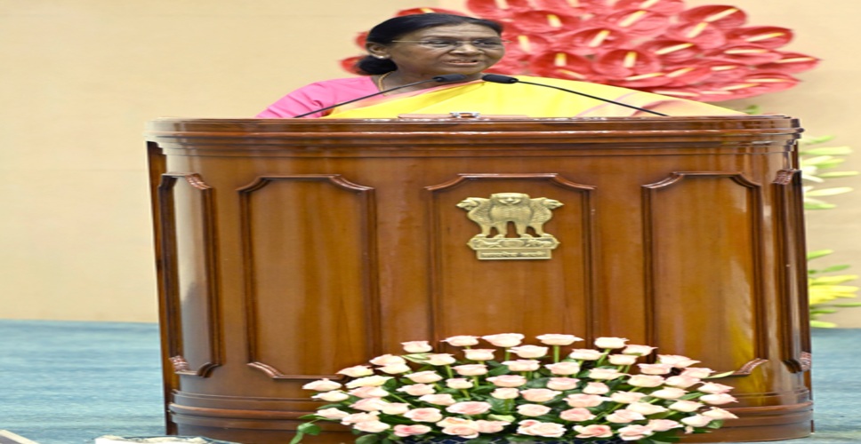 जनजातीय समुदायों के समग्र विकास से राष्ट्र की प्रगति को समावेशी विकास का स्वरूप मिलेगा: राष्ट्रपति