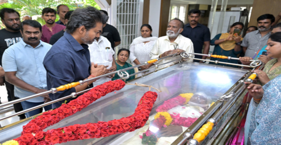 तमिलनाडु के मुख्यमंत्री विजय ने दी निर्देशक भारतीराजा को श्रद्धांजलि, सितारों ने नम आंखों से किया याद