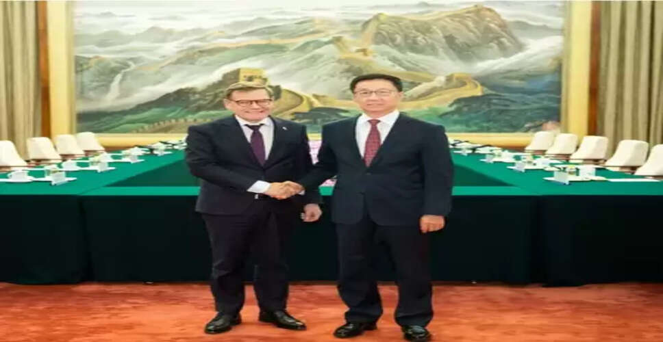 हान चेंग ने जर्मनी के विदेश मंत्री वाडेफुल से मुलाकात की