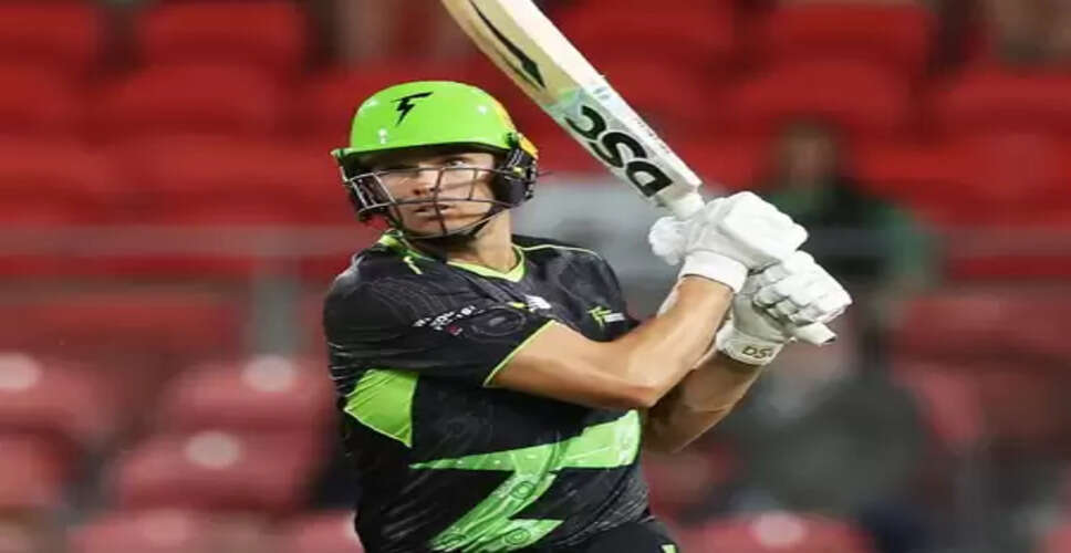 बीबीएल: थंडर्स के खिलाफ 4 विकेट से हार, खिताबी रेस से बाहर होने की कगार पर रेनेगेड्स