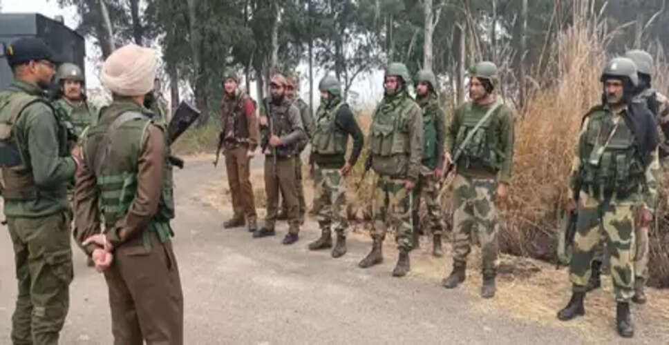 बीएसएफ ने जम्मू-कश्मीर पुलिस के साथ सांबा में चलाया संयुक्त तलाशी अभियान