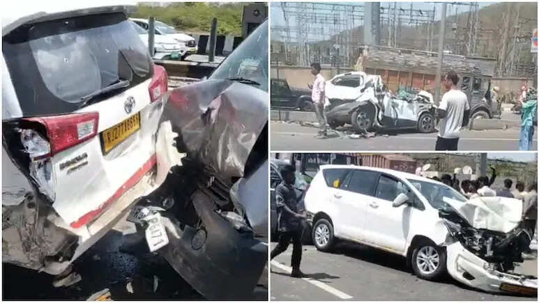 NH-48 पर भीषण हादसा: 12 वाहनों की टक्कर से मचा कोहराम, कई घायल