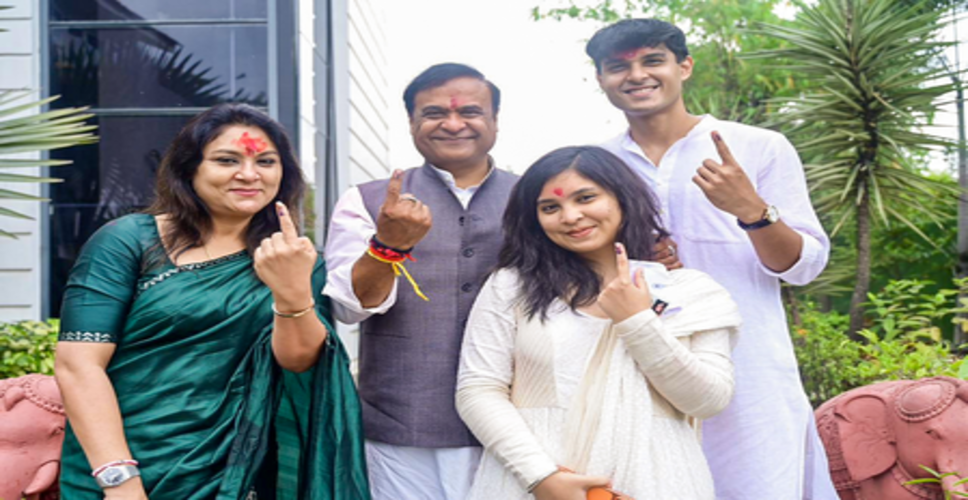 असम के विकास के लिए लोग बड़ी संख्या में मतदान करेंगे : सीएम सरमा