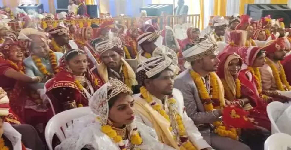 मध्य प्रदेश: मुख्यमंत्री कन्या विवाह योजना में 44 हजार जोड़े जल्&zwj;द शादी के बंधन में बंधेंगे