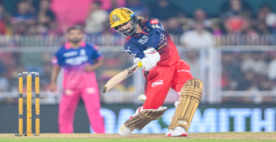 रजत पाटीदार ने खेली कप्तानी पारी, आरआर के खिलाफ आरसीबी ने 8 विकेट खोकर बनाए 201 रन