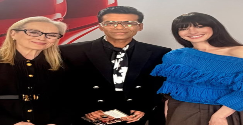 टोक्यो में करण जौहर का 'फैन बॉय' मोमेंट, मेरिल स्ट्रीप और ऐनी हैथवे के साथ आए नजर