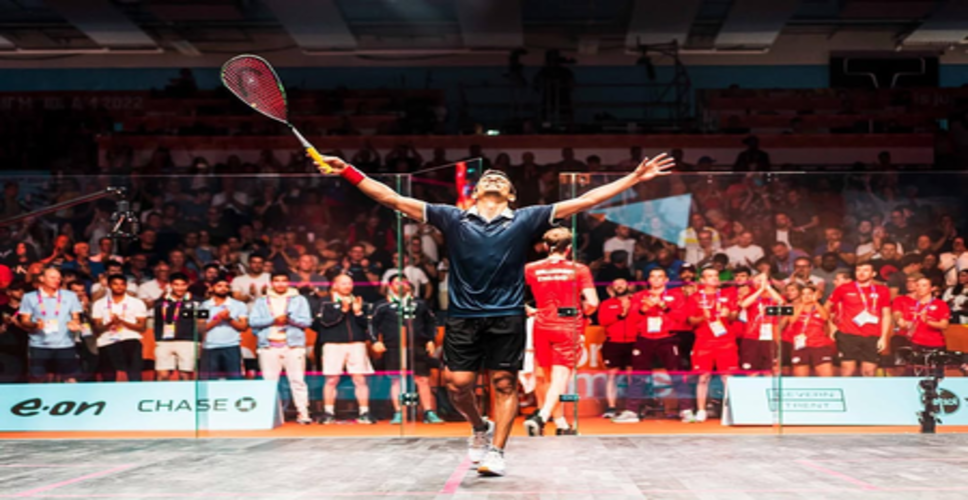 सौरव घोषाल बने वर्ल्ड प्रीमियर स्क्वैश के स्पोर्ट्स कमिश्नर