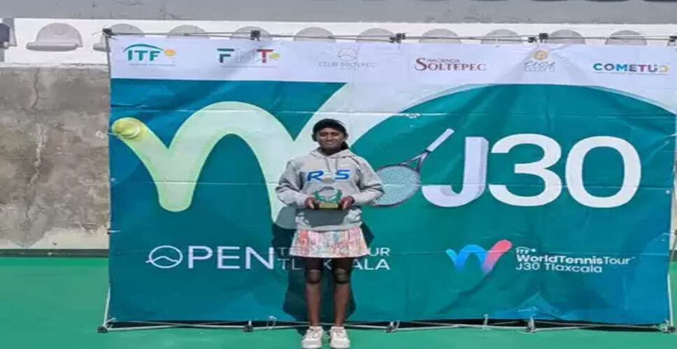 सृष्टि किरण ने जीता आईटीएफ वर्ल्ड टेनिस टूर जूनियर्स जे30 खिताब