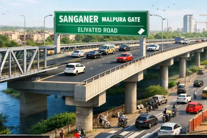 सांगानेर में ट्रैफिक जाम से मिलेगी राहत, 240 करोड़ की लागत से बनेगा एलिवेटेड रोड