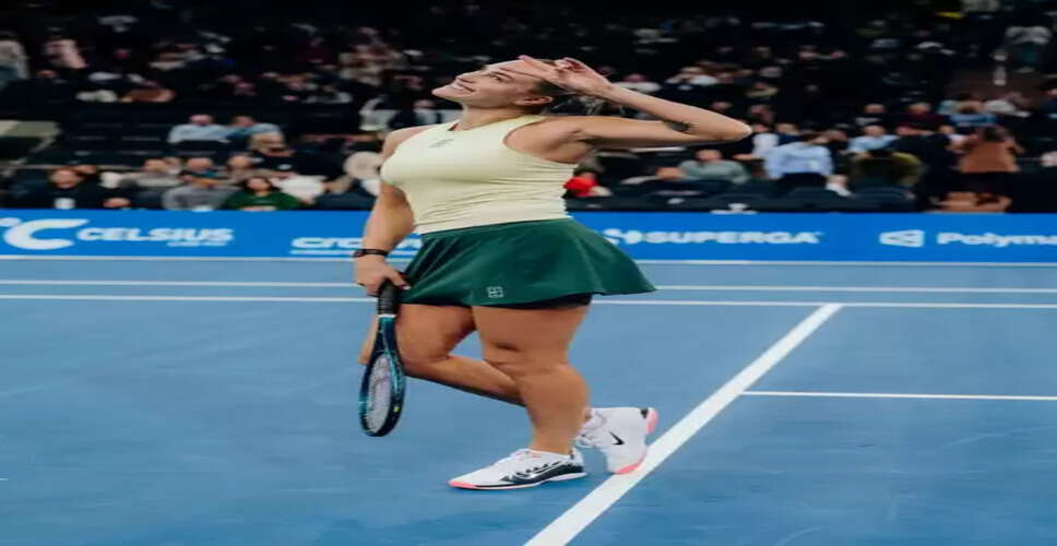 ब्रिस्बेन इंटरनेशनल: सबालेंका ने बचाया ताज, करियर का 22वां डब्ल्यूटीए खिताब जीता