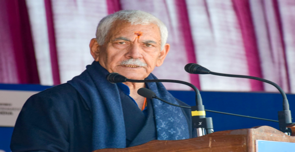 स्टेकहोल्डर्स एक मजबूत प्रोफेशनल कम्युनिटी बनाने के लिए मिलकर काम करें : एलजी मनोज सिन्&zwj;हा