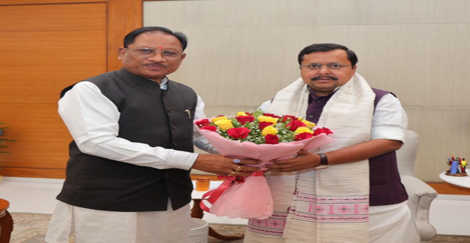 छत्तीसगढ़ के मुख्यमंत्री ने भाजपा अध्यक्ष नितिन नवीन से की मुलाकात, कई मुद्दों पर हुई चर्चा