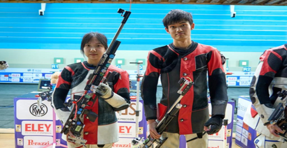 स्पेन शूटिंग विश्व कप : चीन ने राइफल मिश्रित टीम स्पर्धा में स्वर्ण पदक जीता