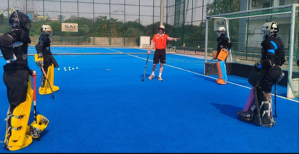 डेविड विलियमसन की अगुवाई में स्पेशल गोलकीपिंग कैंप में हिस्सा ले रही भारतीय महिला हॉकी टीम