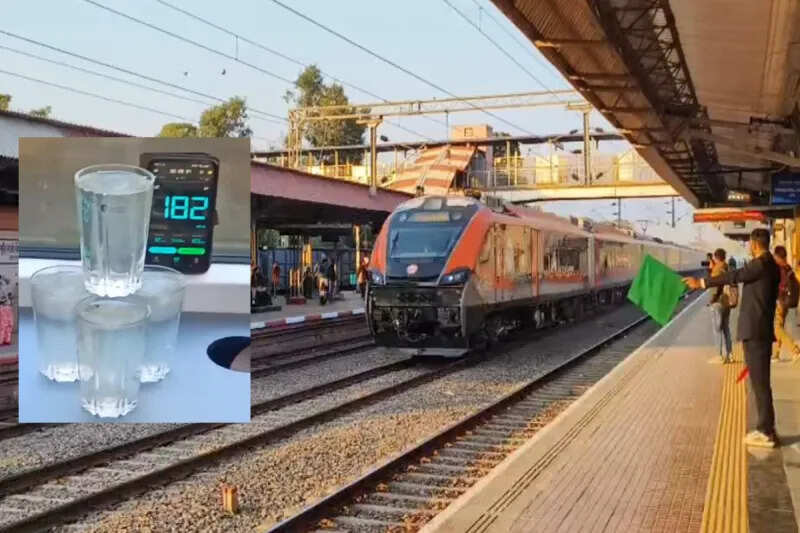 कोटा में वंदे भारत स्लीपर ट्रेन ने दिखाई ताकत, 182 की स्पीड से दौडी, लेकिन नहीं छलका गिलास से पानी