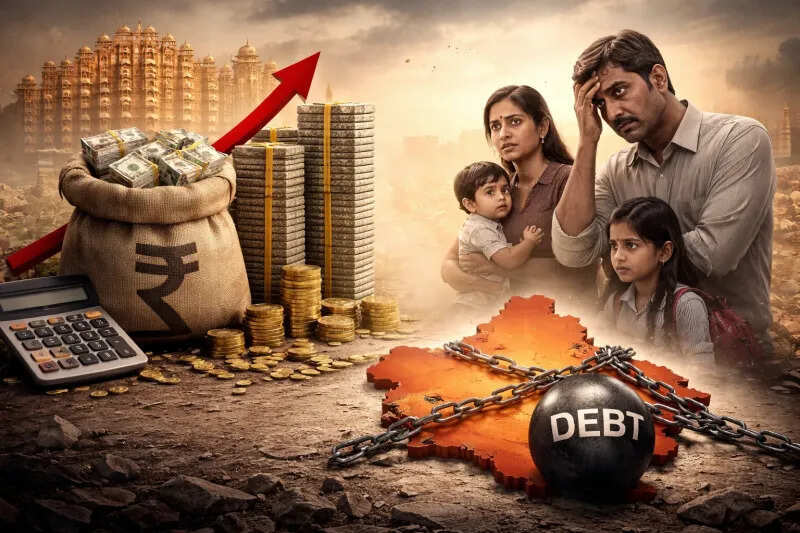 राजस्थान के बजट में बढ़ते कर्ज और हवाई अनुमान: आमजन को रेवड़ियां, प्रदेश की कमर पर बोझ