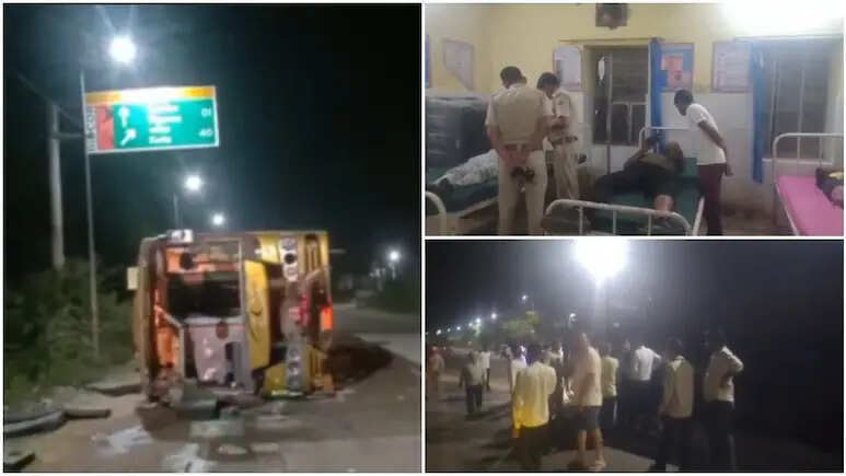 राजस्थान में बड़ा सड़क हादसा: बूंदी में कोटा-लालसोट हाईवे पर स्लीपर बस पलटी, 15 यात्री घायल, 4 की हालत गंभीर