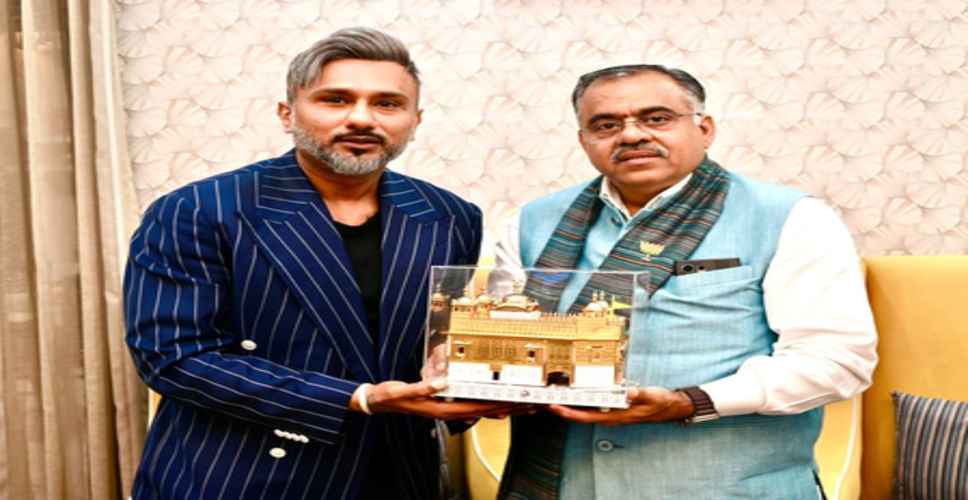 पंजाब को ड्रग-फ्री बनाने के लिए आगे आए यो यो हनी सिंह, तरुण चुग संग की खास बैठक